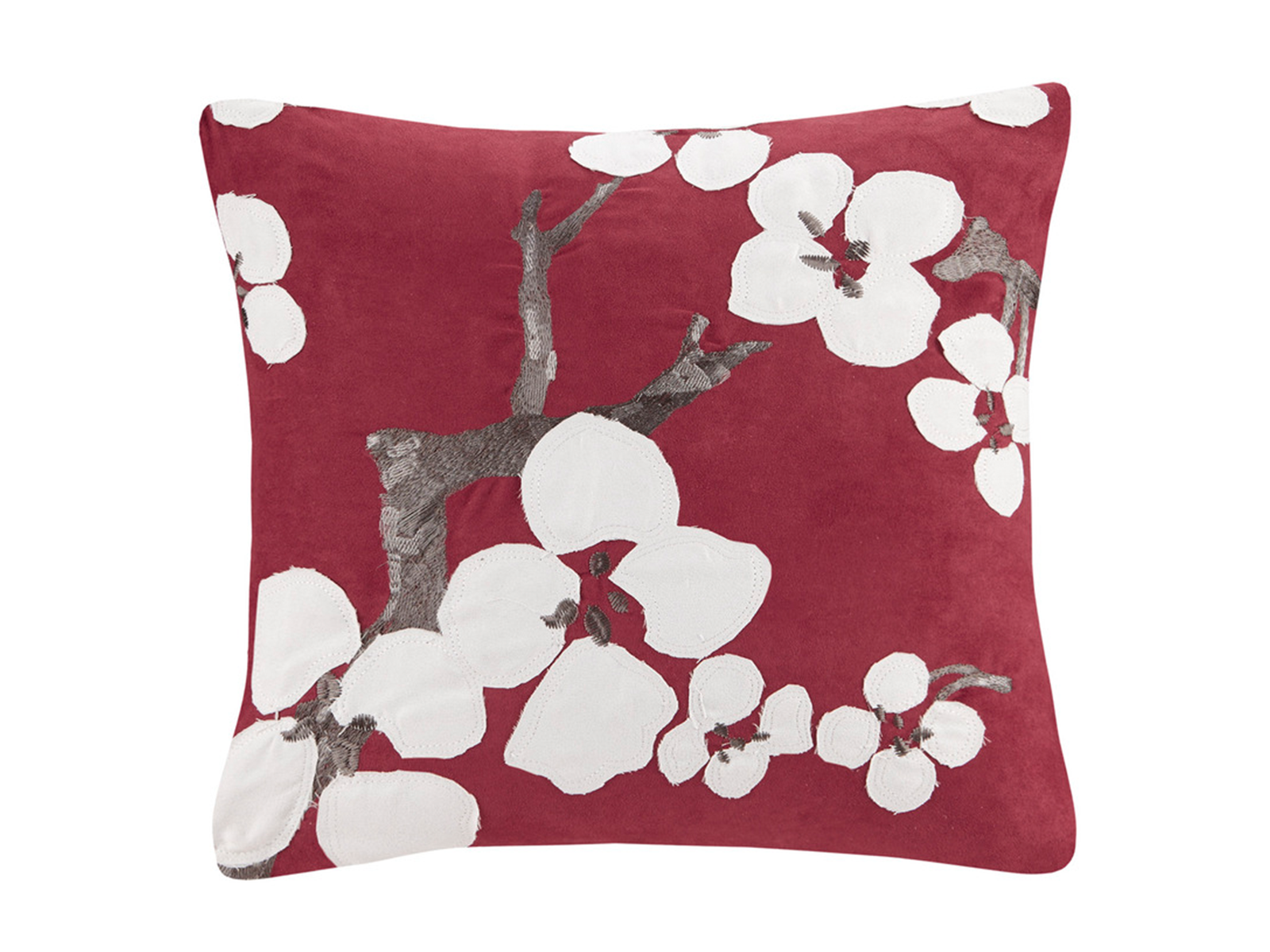 V000265933 N Natori Cherry Blossom Square Pillow | Red sku V000265933