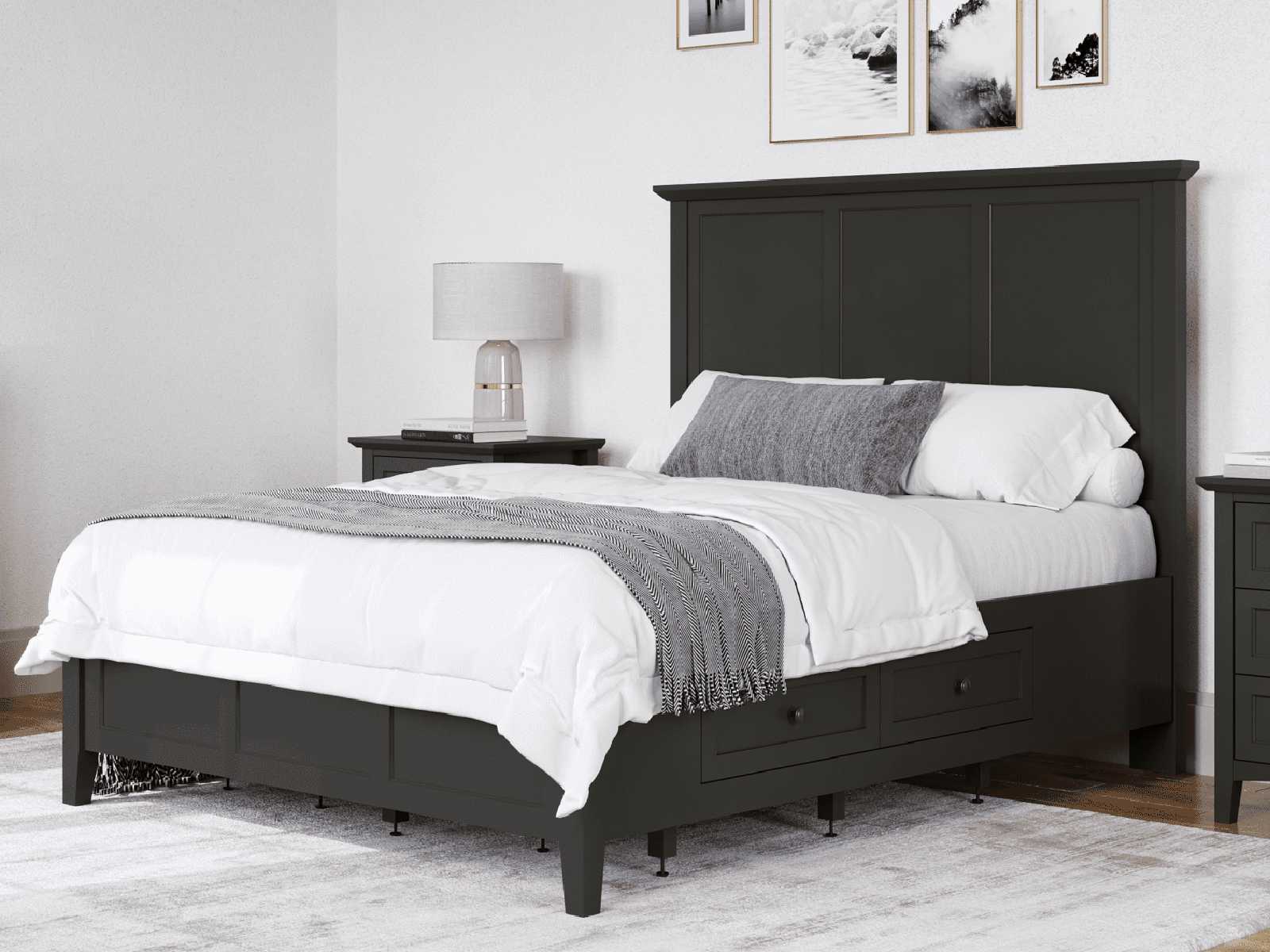 Grace Four Drawer Platform Storage Bed
