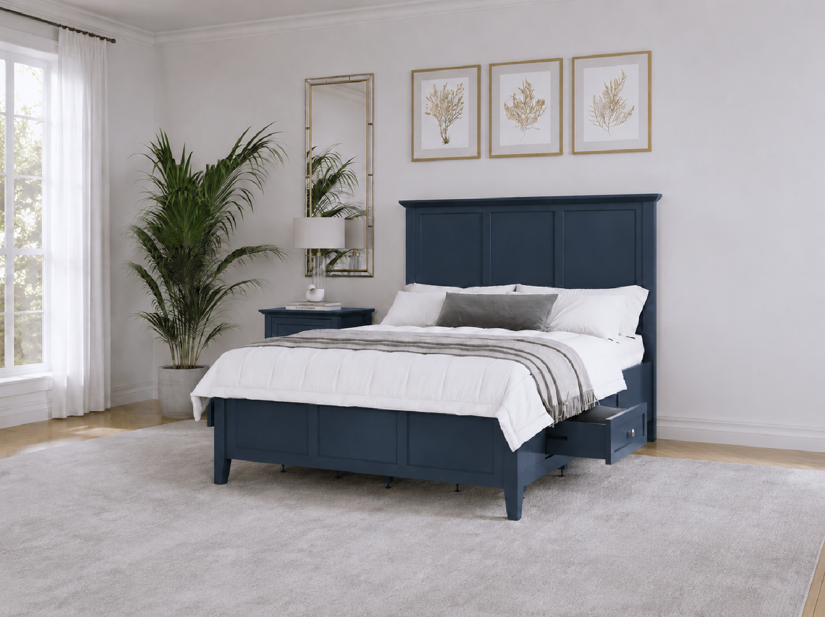 Grace Four Drawer Platform Storage Bed