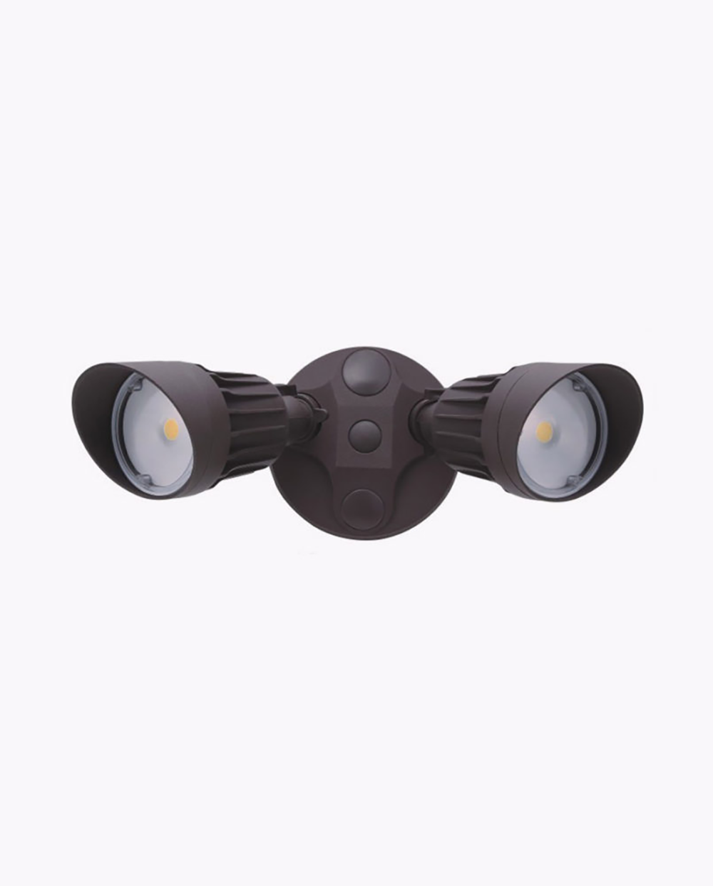 twin head security light