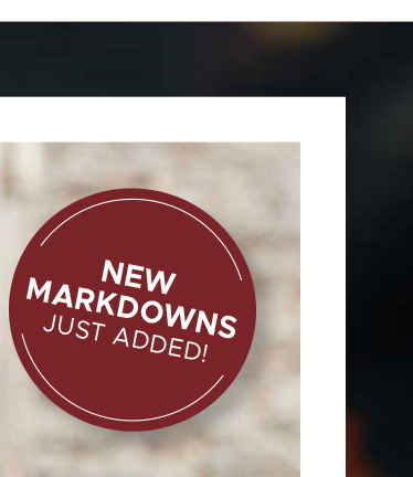 New Markdowns Just Added!