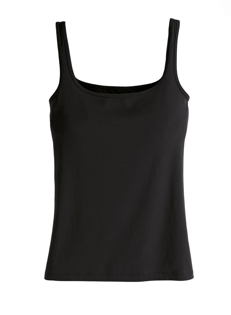 CO Essentials Women's Black Camisole Camisoles & Tank - L