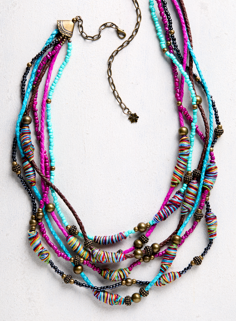 A Touch of Boho Chic: Tassel Necklaces - Nomadic Decorator