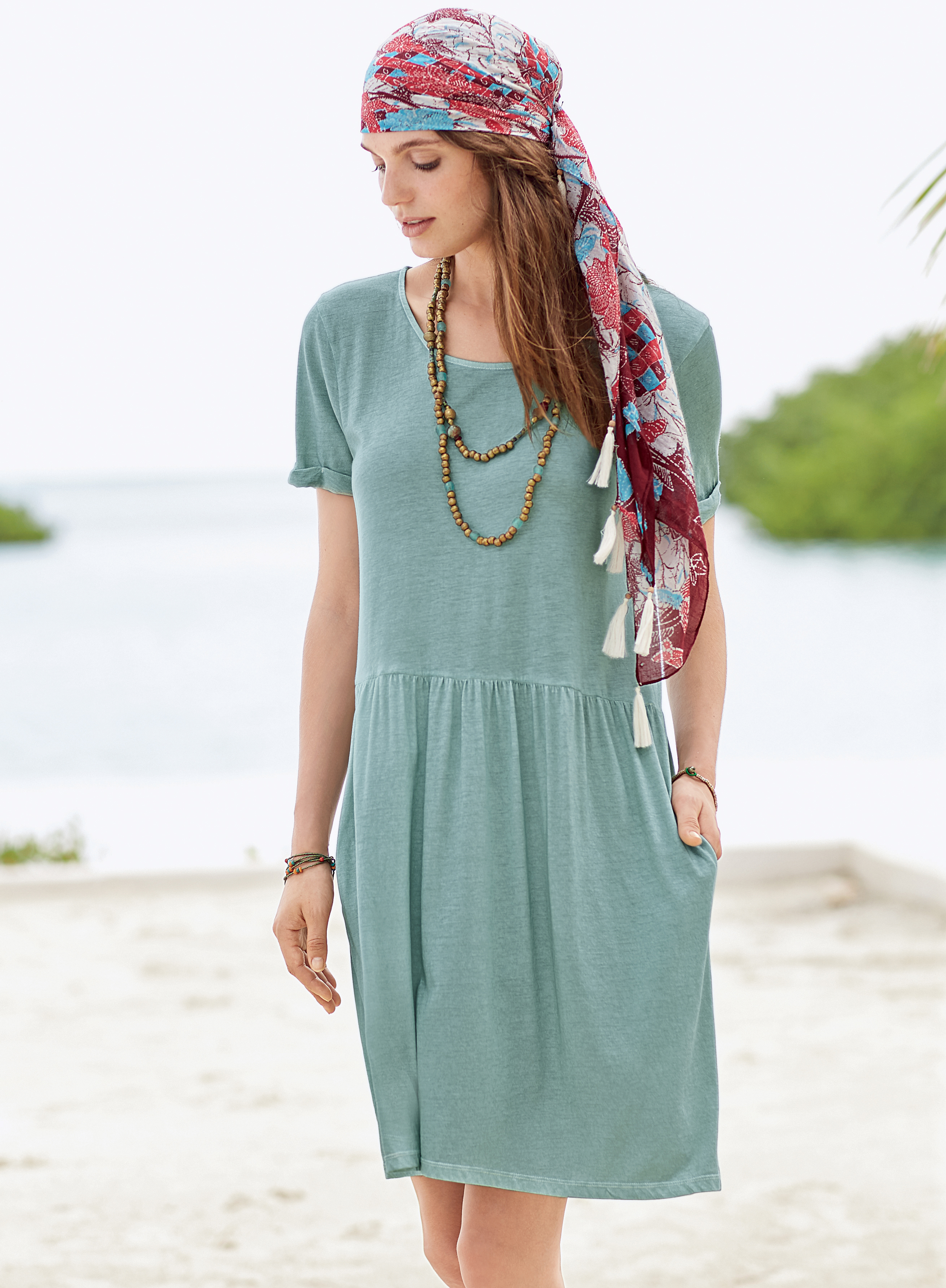 Garnet hill clearance bohemian pocket dress