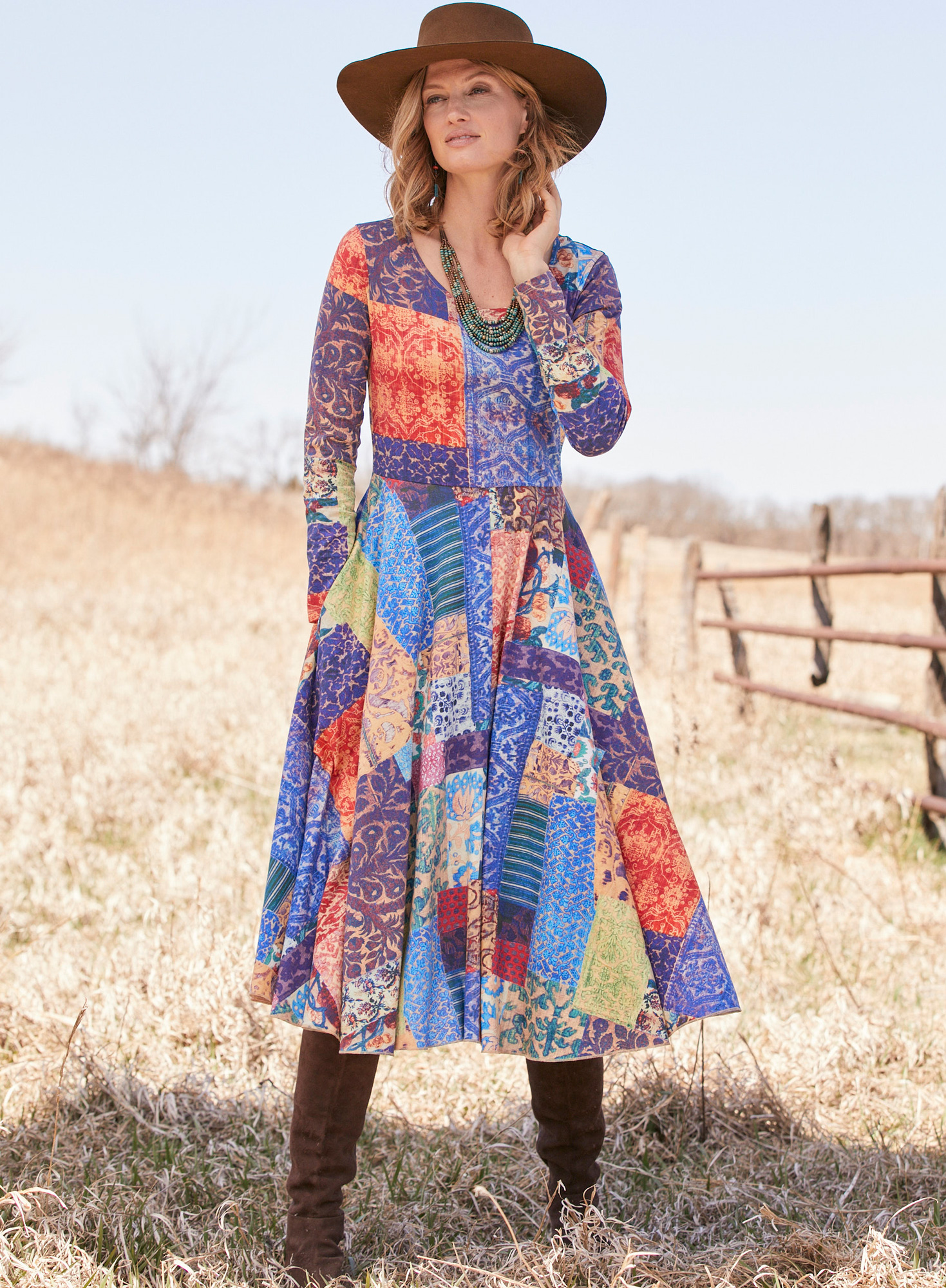 Patchwork sundress 2025