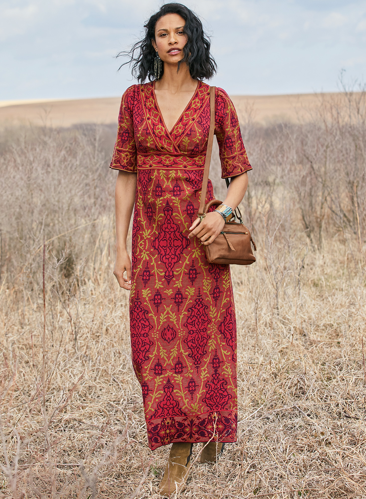 Anthro hotsell maxi dress