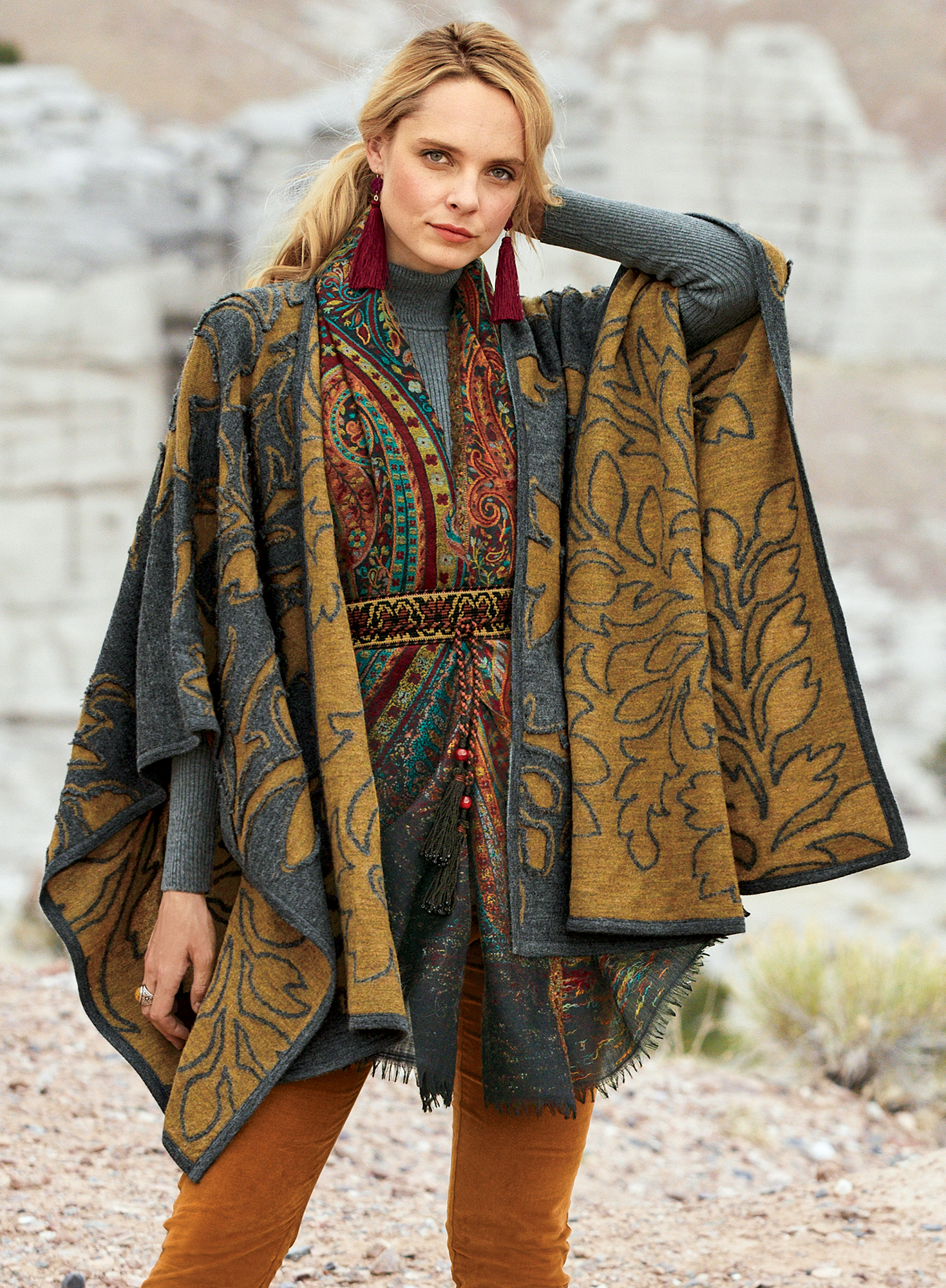 Ruana sweater discount