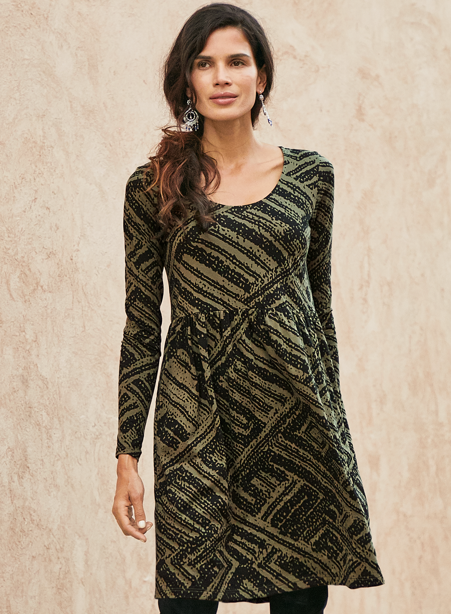 Blockprint Dress