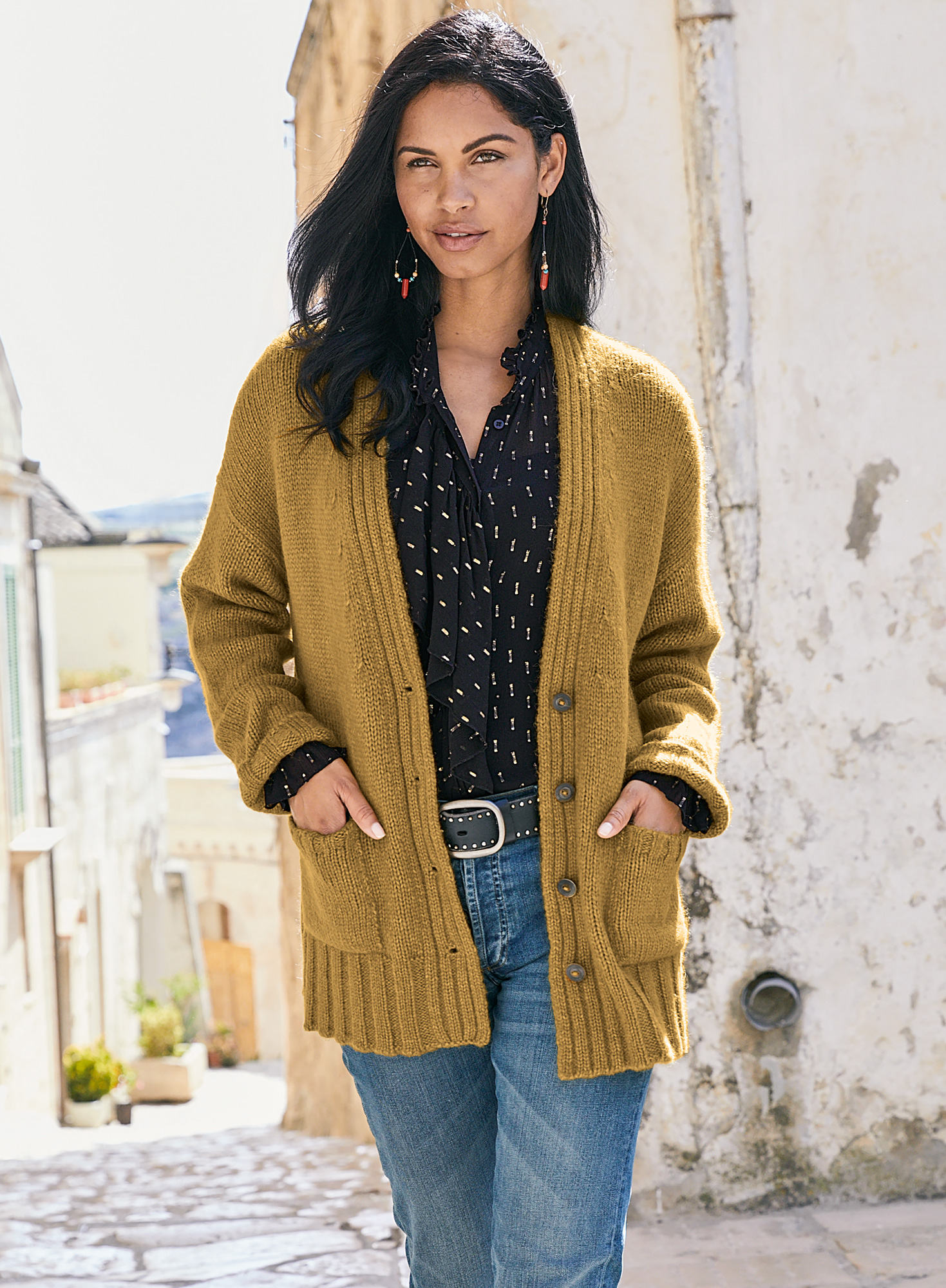 Mustard yellow cardigan clearance target