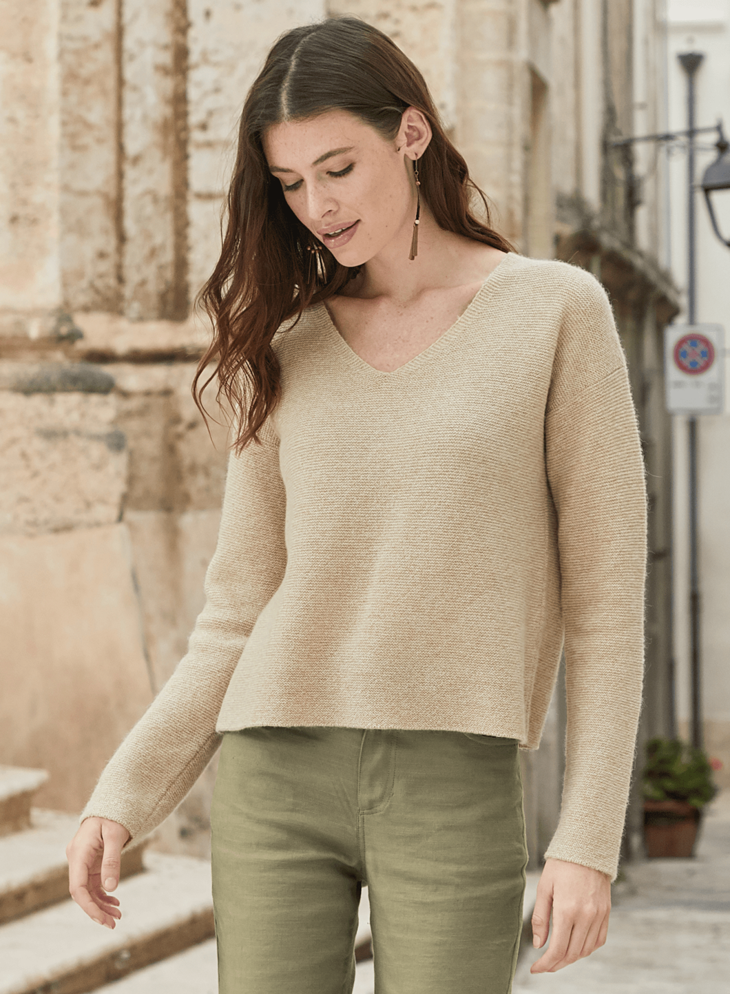 Luxe V Neck Sweater