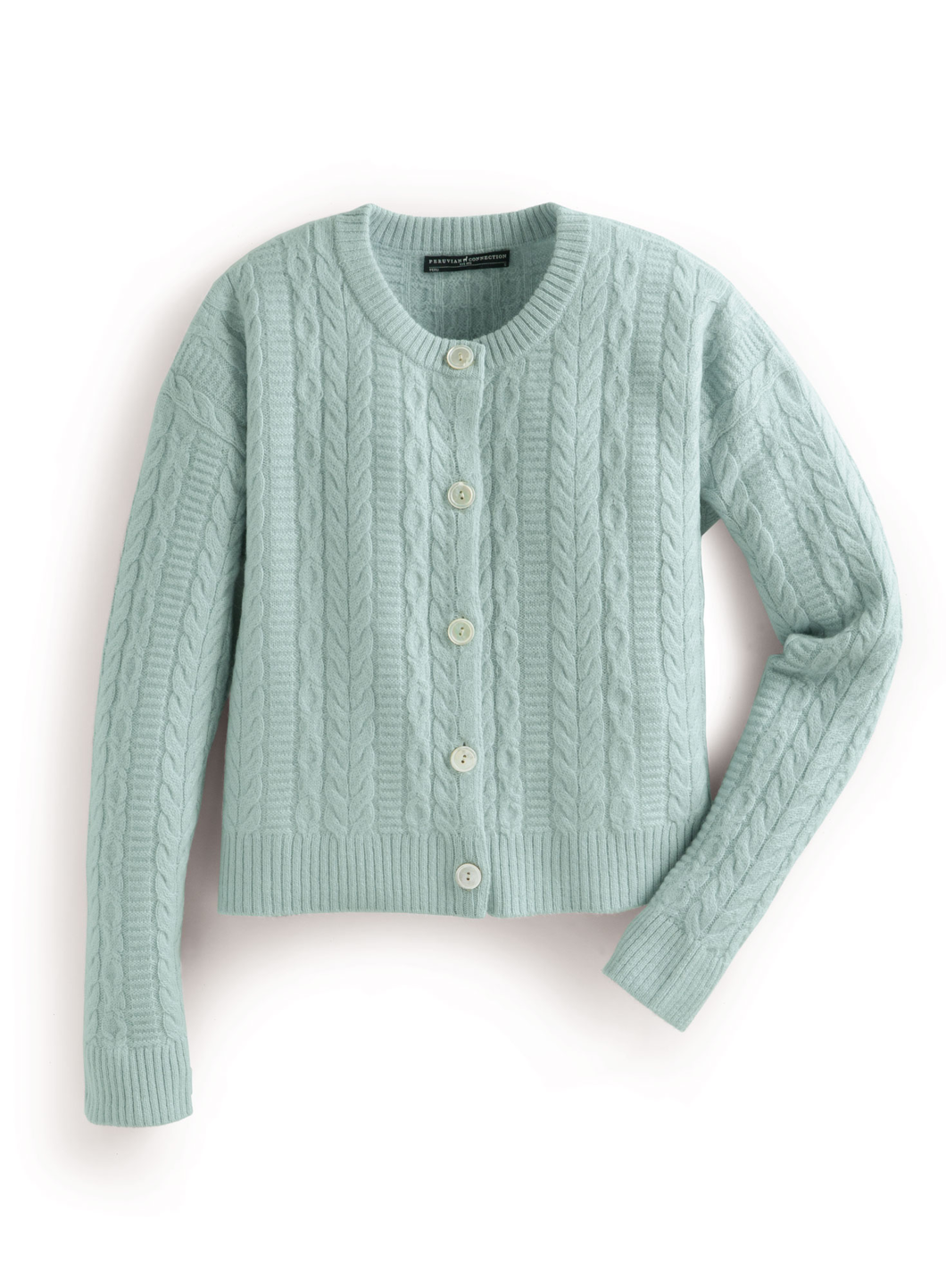 Mint Velvet Pearl Cable Knit Jumper, Natural, XS