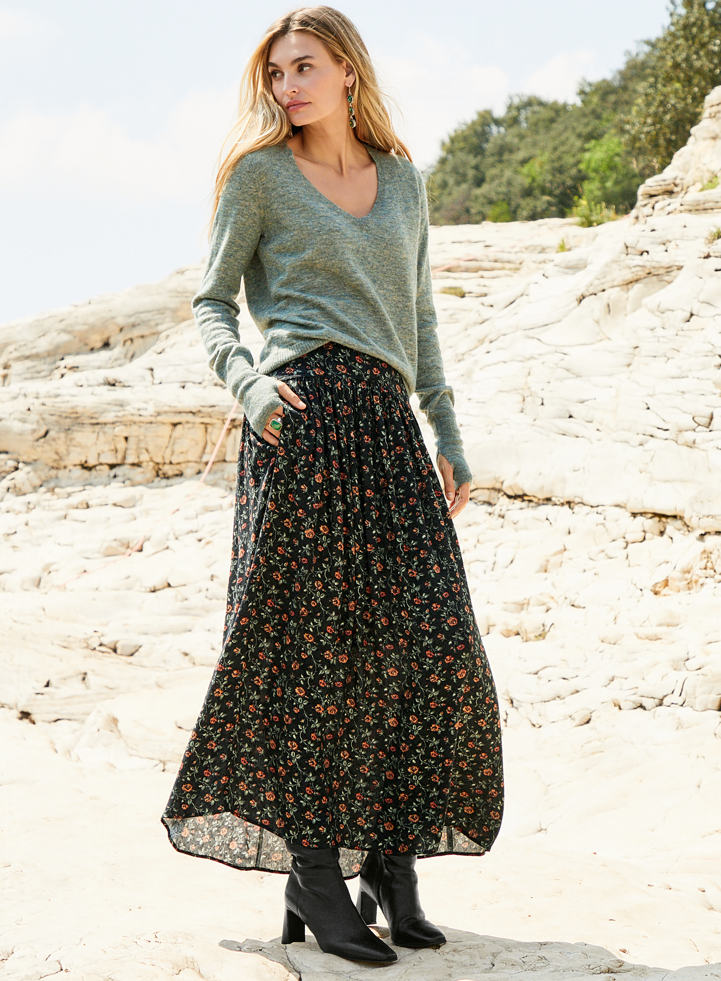 Biarritz Maxi-Skirt