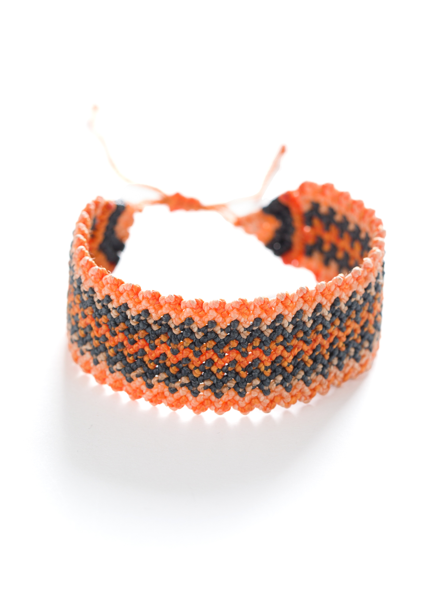 Orange friendship sale bracelet