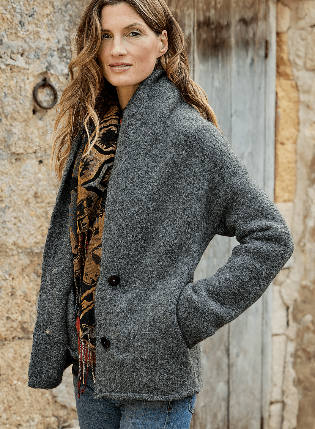 Knit 2025 coat womens