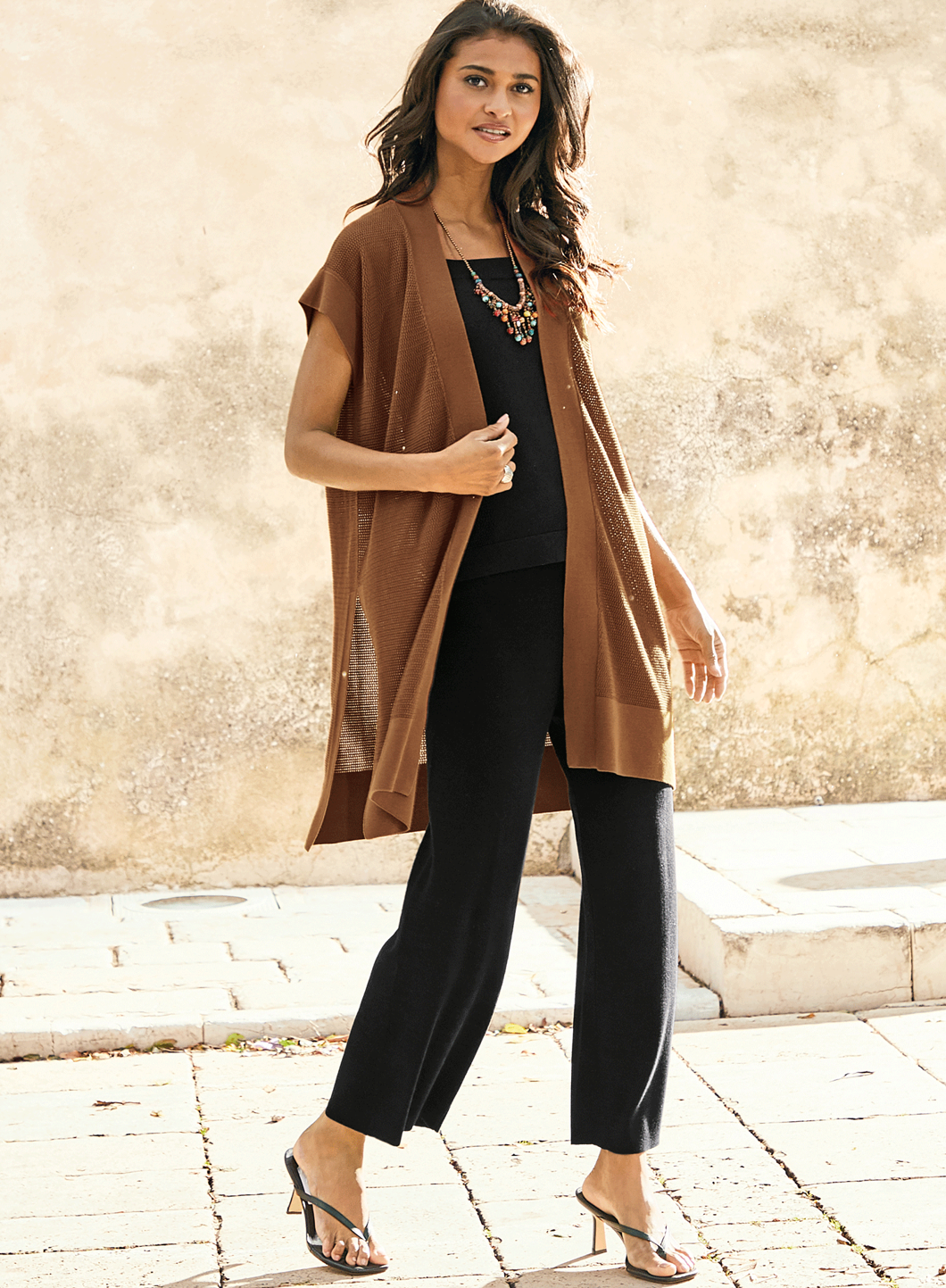 Sleeveless 2025 cardigan outfits