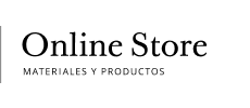 Online Store products and materials