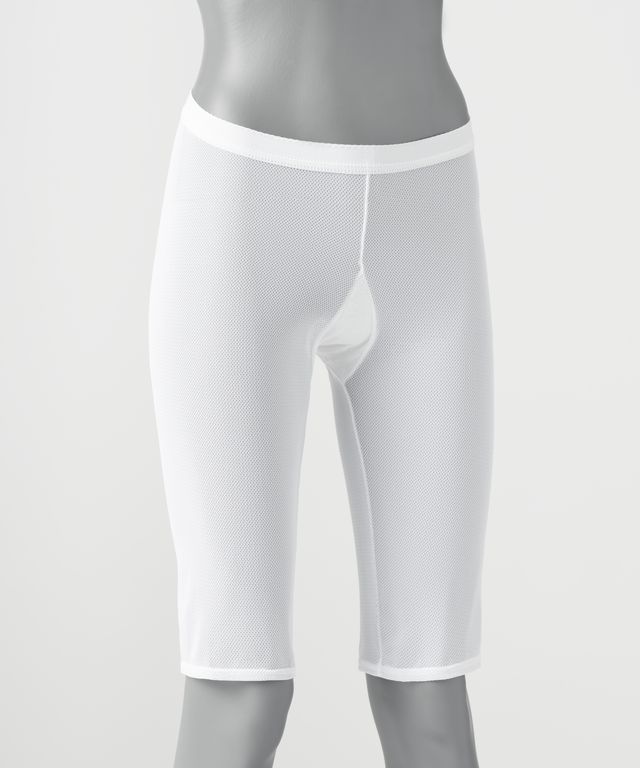 Women's Nylon Mesh Lower Waist Knee Length |