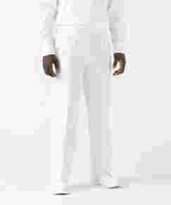 Men’s Pleated Trousers with Self-Belt - Unhemmed