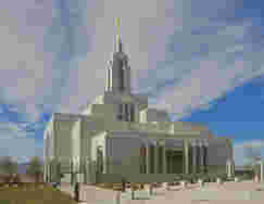 Fotografia del Tempio di Draper, Utah, USA