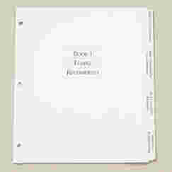 Tabbed Divider Pages