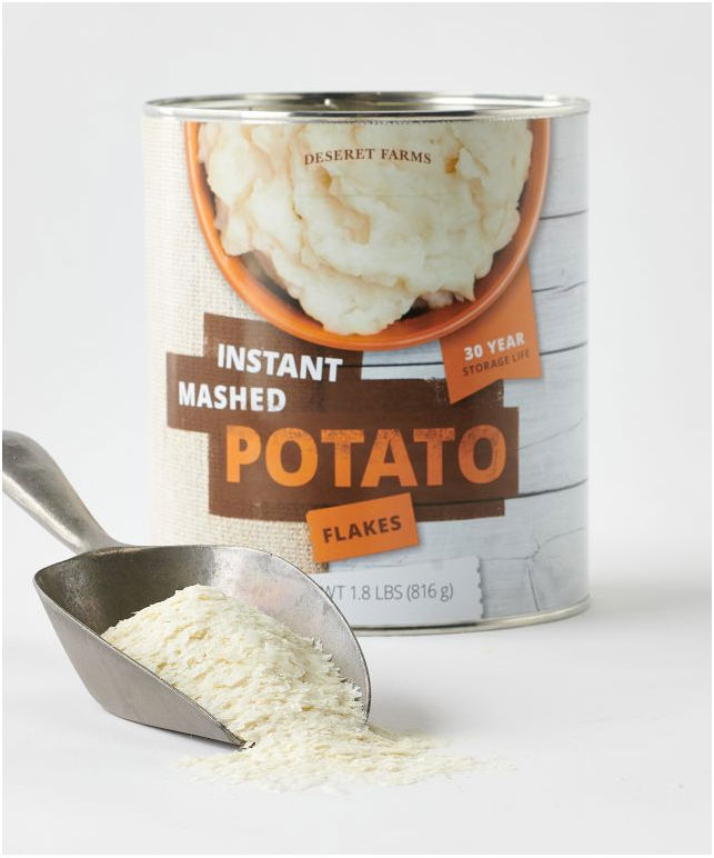 Instant Potato Flakes by Future Essentials (Case of 6 cans) - #10 Sizes Can