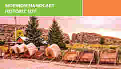 Visitors’ Center Facebook Cards, Mormon Handcart Historic Si