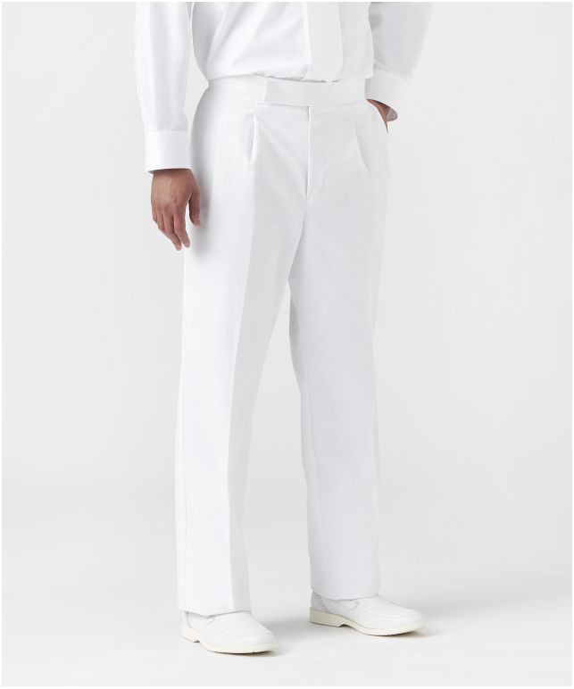 Men's Hemmed Pleated Trouser | Men's Hemmed Pleated Trouser |