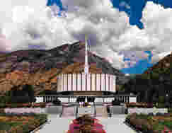 Fotografia del Tempio di Provo, Utah, USA