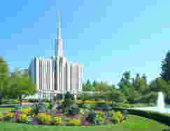 Fotografia del Tempio di Seattle, Washington, USA