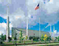 Fotografia del Tempio di Boise, Idaho, USA