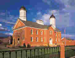Fotografia del Tempio di Vernal, Utah, USA