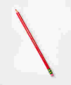 Lápiz de color rojo