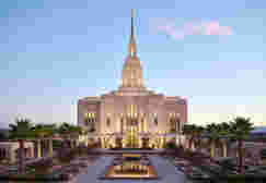 Red Cliffs Utah Temple Picture