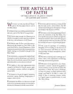 Articles of Faith Chart