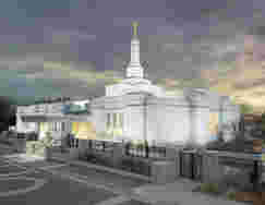 Fotografia del Tempio di Edmonton, Alberta, Canada