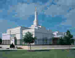 Fotografia del Tempio di Oklahoma City, Oklahoma, USA