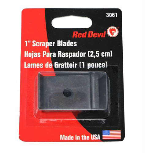 Red Devil Scraper Blades 1in