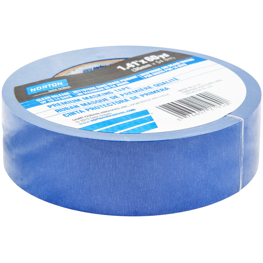 Norton Blue Masking Tape 1 1/2"x60 yd.