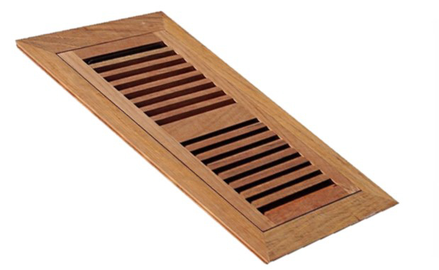 Unfinished Vent 3/4" Thick 4x10 Flush Frame Cherry