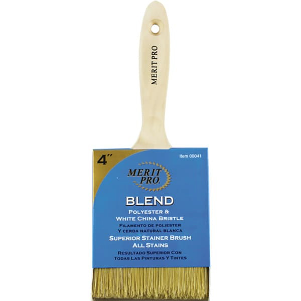 Merit Pro 4" Brush Polyester and China Bristle