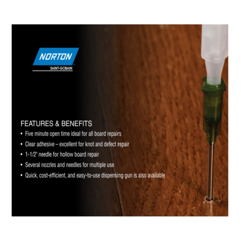 Norton 50ml Hardwood Floor Fast Set Epoxy Kit