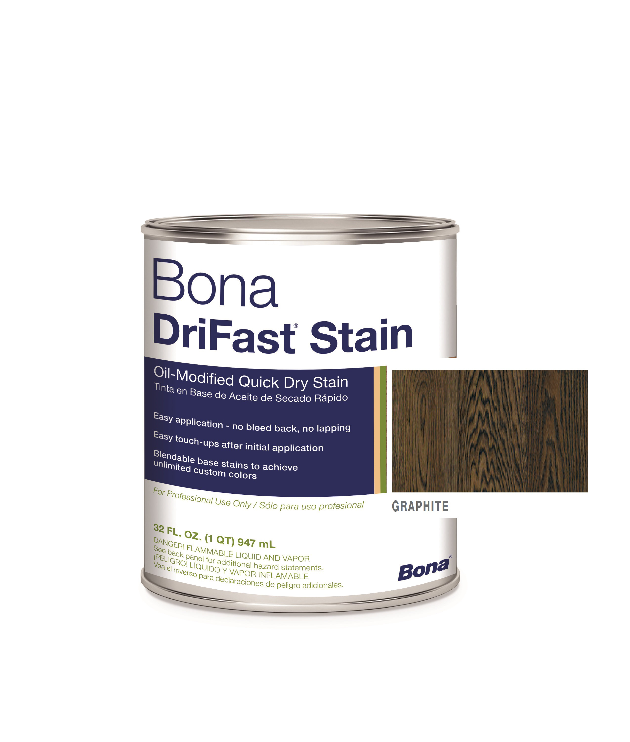 Bona DriFast Quart Stain Graphite