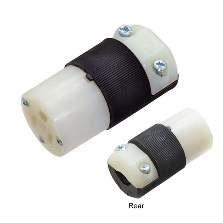 Non-Locking 15 Amp Electrical Plug Female