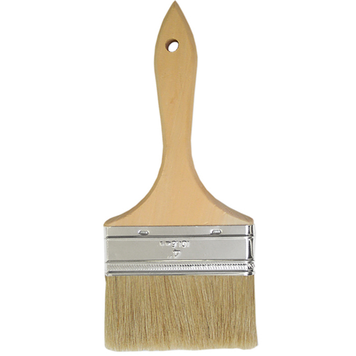Merit 4" 100% White China Bristle Chip Brush