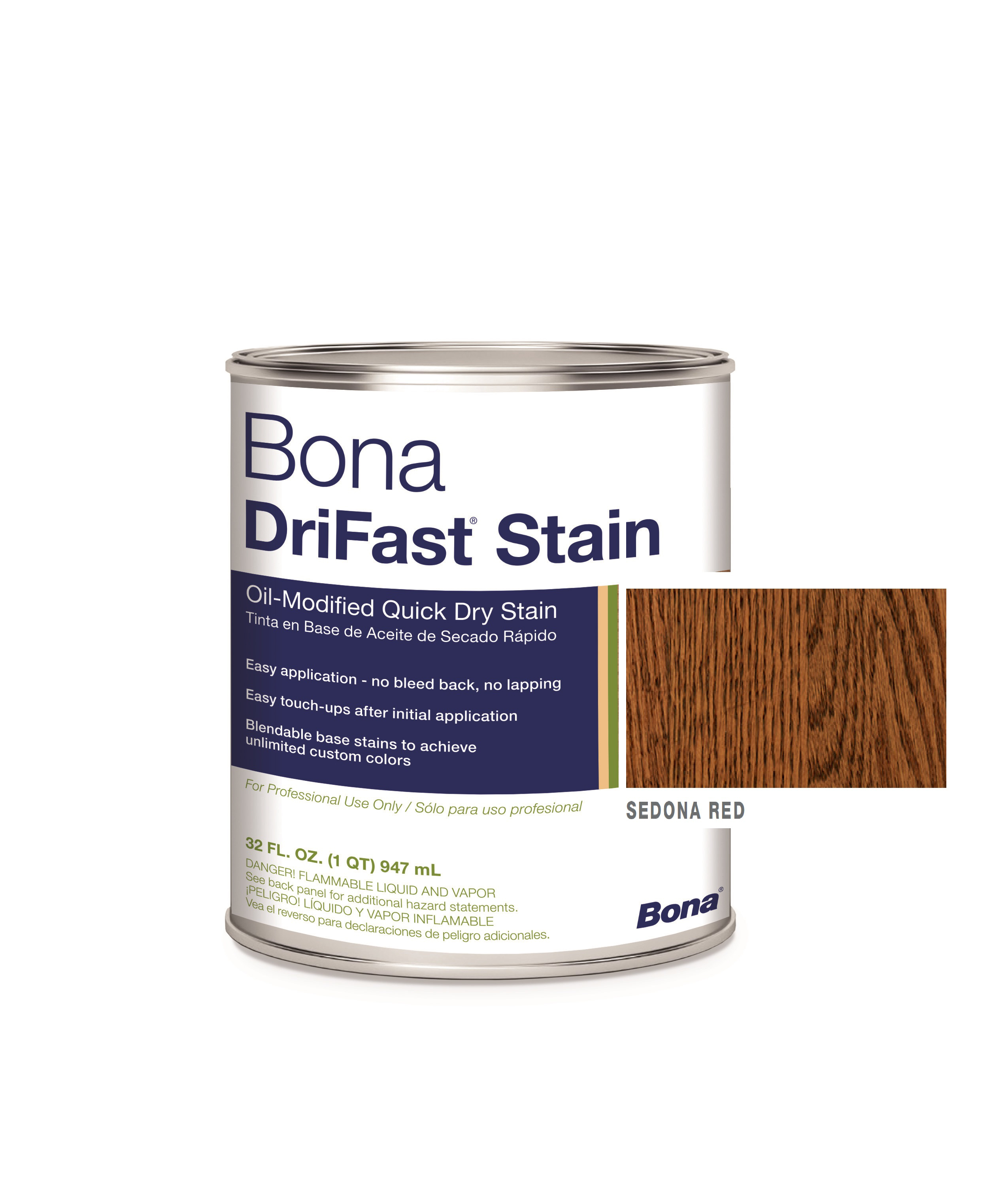 Bona DriFast Quart Stain Sedona Red