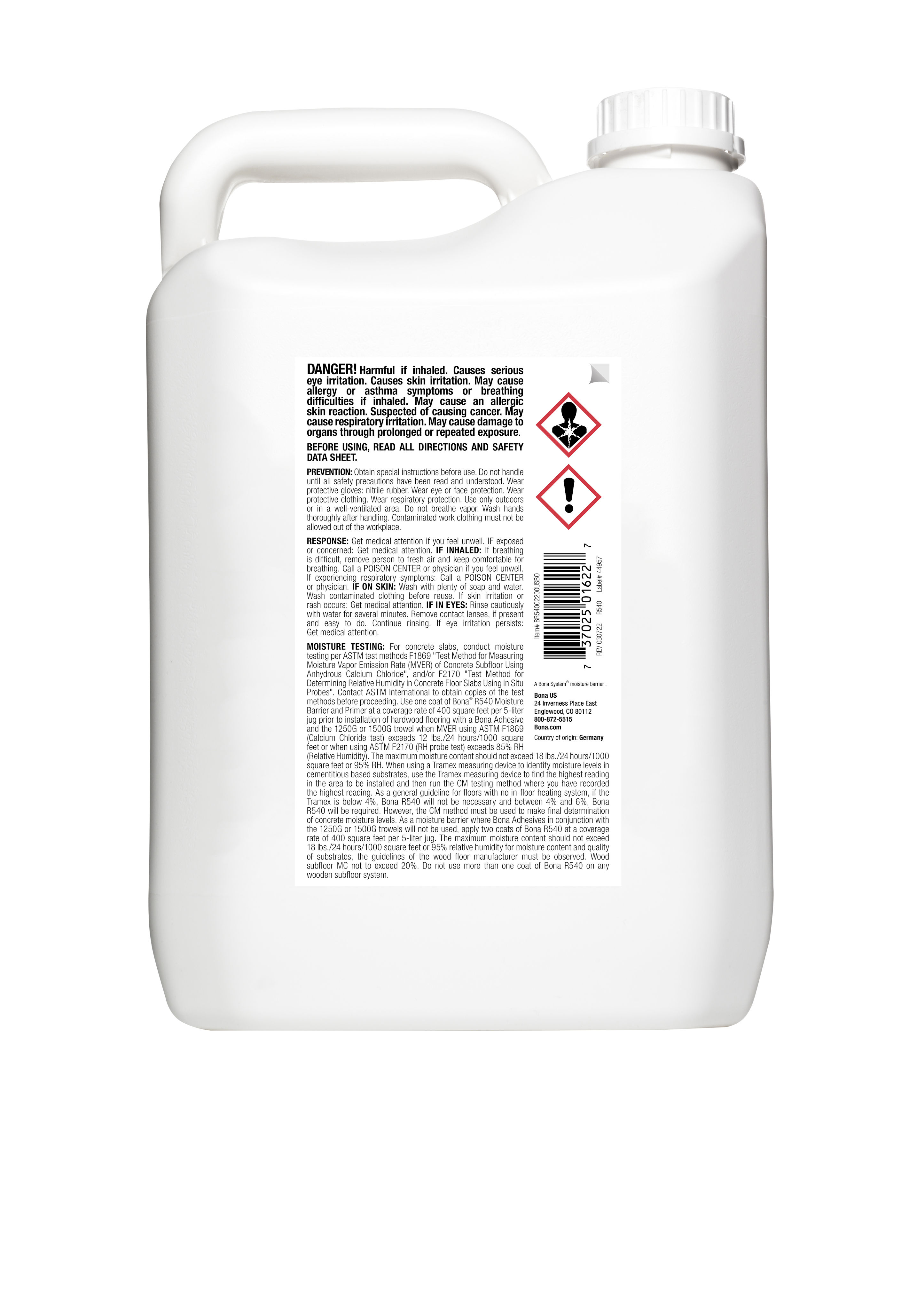 Bona R540 Polyurethane Primer/Moisture Barrier