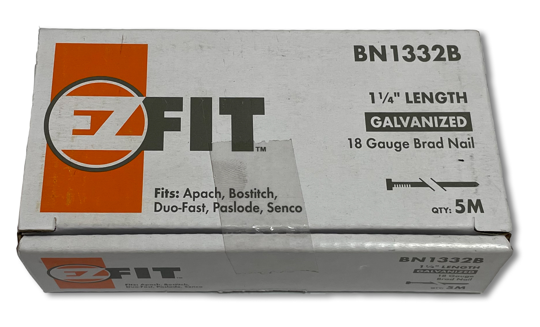 EZfit 18Ga 1.25" Finish Nail Box of 5000