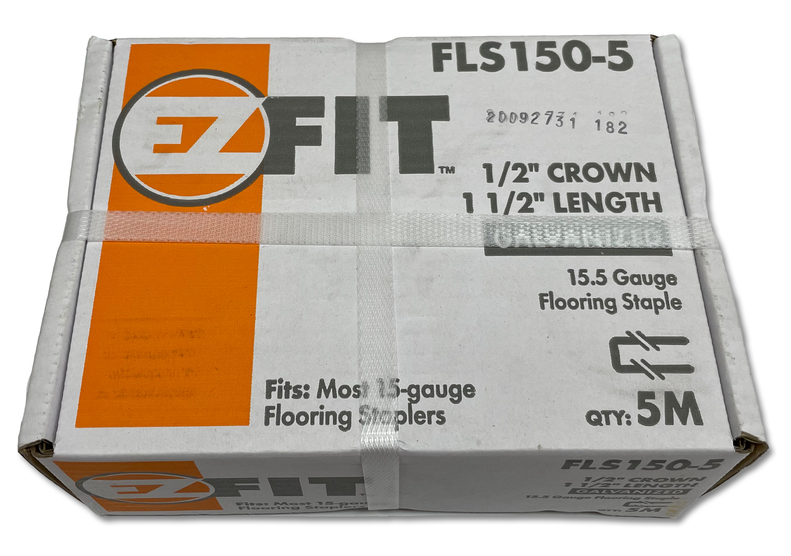 EzFit 15.5Ga 1.5" Staple box of 5M