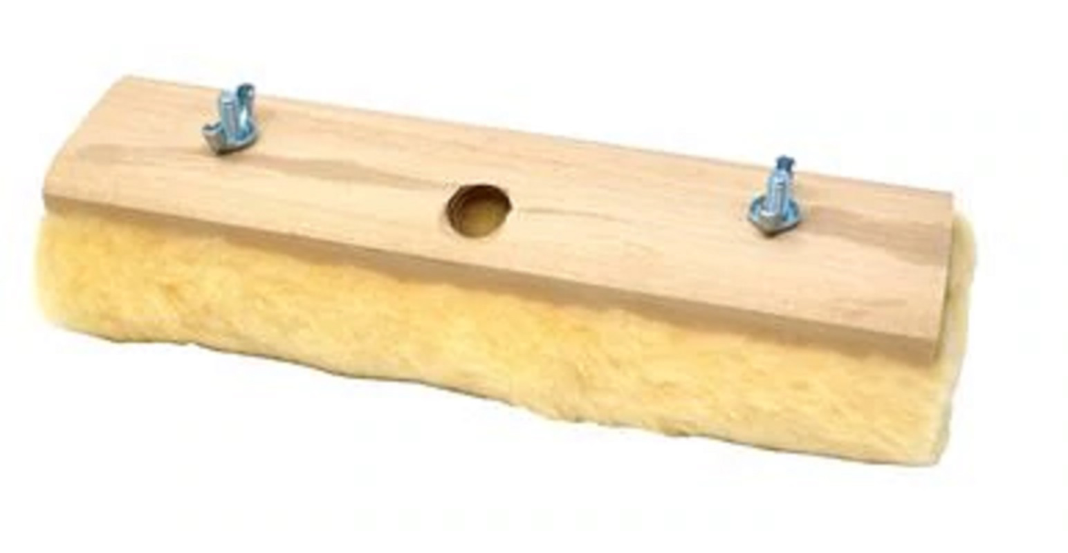 DuraTool Hardwood Block with Genuine Lambskin 10in