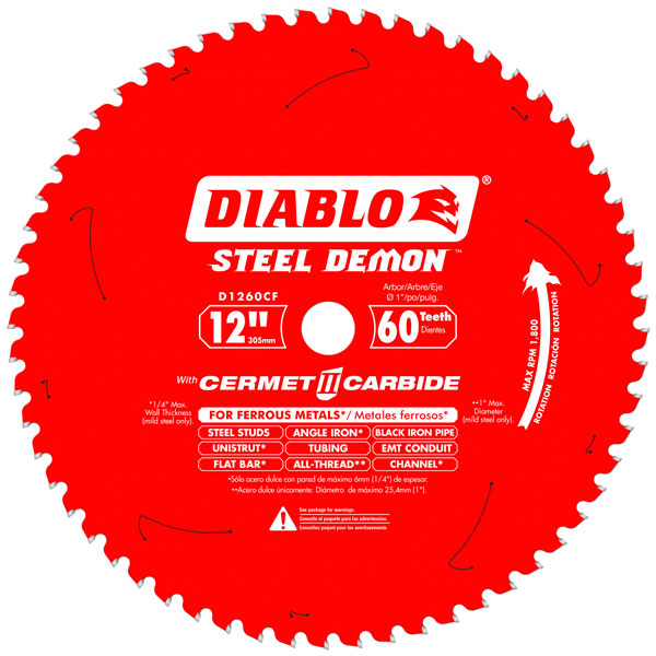 Diablo 12"x60 Tooth Saw Blade